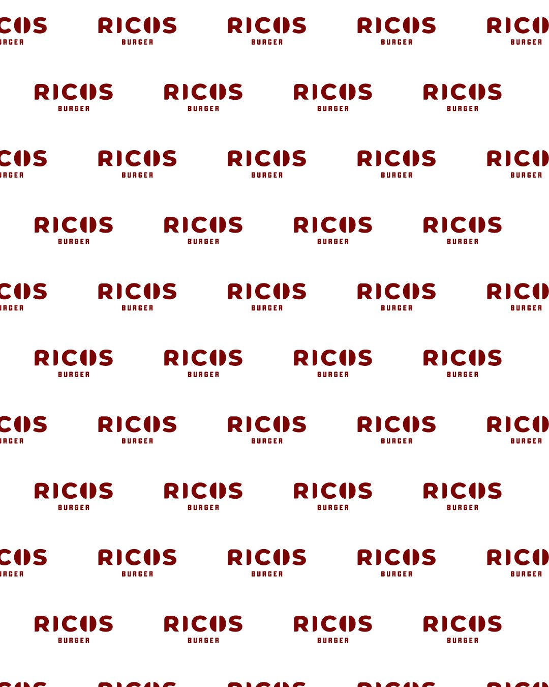 Rico’s Burger brand identity